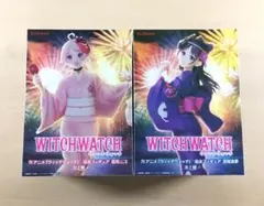 新品 ウィッチウォッチ 浴衣フィギュア 2種セット 若月ニコ 宮尾音夢