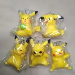 ポケットモンスター アニメ　ピカチュウ 〇〇チュウスイング 全5種のサムネイル
