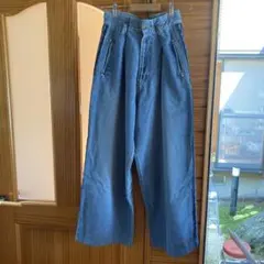 DOUBLE STANDARD CLOTHING ワイドデニムパンツのサムネイル