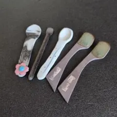 コーヒースプーン　5本セット　陶器製　未使用品