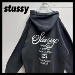 275【人気即完売品】ステューシー♧ワールドツアー ジップアップ