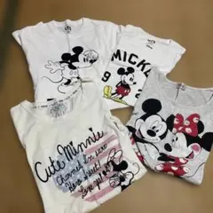 ミッキー・ミニー Tシャツセット　4枚セット