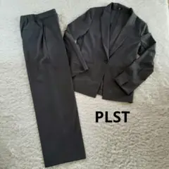 PLST プラステ パンツスーツ セットアップ　グレー　M