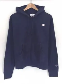 古着 チャンピオン レディース L紺色 スウェット トレーナー リバースウィーブ