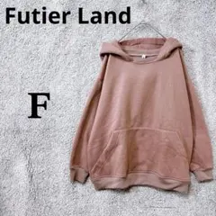 4423  भविष्य樂園 加絨套頭連帽衫 F 棕色 保暖