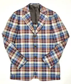 新品「RING JACKET」シルク×リネン混 ウールジャケット 日本製　48のサムネイル