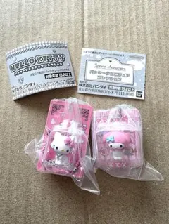 サンリオ　パッケージミニチュアコレクション　チャーミーキティ　マイメロディ　2種