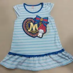 マイメロディ 水色ストライプ Tシャツ 11 0cmのサムネイル