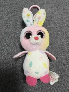 Ty Beanie Boos Bubby ウサギ ぬいぐるみ キーホルダーのサムネイル