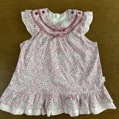 美品　組曲kids ベビーワンピース 花柄　70〜80サイズ