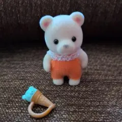 シルバニア　 ショッピングシリーズ　シロクマ　赤ちゃん　お人形