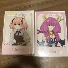 葬送のフリーレン エニマイくじ リーニエ、アウラ G賞 クリアポスター