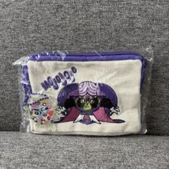 パワーパフガールズ　チャーム付き刺繍ポーチ