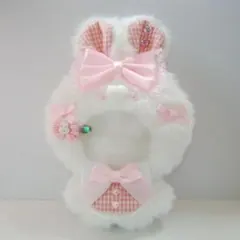 感謝価格【580】ちびぐるみ　11cmサイズ　ぬい服　着ぐるみ　ピンク