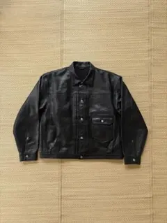 "oldjoe" PATINA HORSEHIDE RIVETED JACKET
