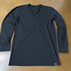 HEATTECH ブラック長袖Tシャツ M