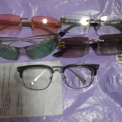 サングラス5点セット　ごつめサングラス