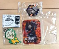 ヒロアカ　爆豪勝己　ラバーマスコットキーホルダー　アクリルスタンド　マグネット