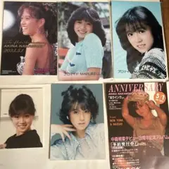 中森明菜　カード、ブロマイド6枚