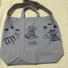 TORANEKO BON BON トートバッグ グレーのサムネイル