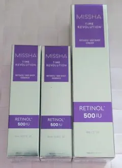 新品未使用品　ミシャレボリューション　タイムレチ500ショット　クリーム&美容液のサムネイル