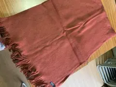 MOONBAT マフラー リバーシブル ストライプ 赤茶色