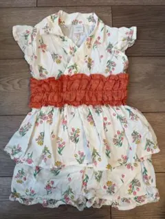 futafuta 花柄甚平 90サイズ