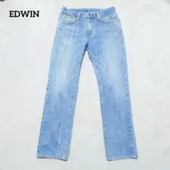 B1-4148　ストレートデニム　カジュアル　32インチ【エドウィン】
