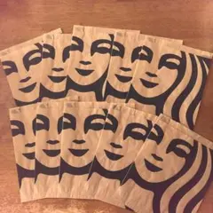 スターバックス　ペーパーミニ袋10枚セット