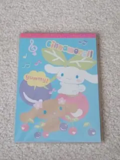 新品　シナモロール　2008年　メモ帳　サンリオ　チェリー