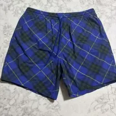 BURBERRY チェック柄 ショートパンツ ブルー スイムパンツ　水着　現行のサムネイル