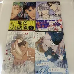 BL 漫画 ４冊セット　特典付き