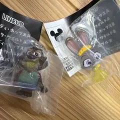 ズートピア2 めじるしアクセサリー　目印　ニブルス　ジュディB 2 種セット