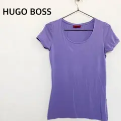 HUGO BOSS ヒューゴボス　パープル　レーヨン混　Tシャツ トップスのサムネイル