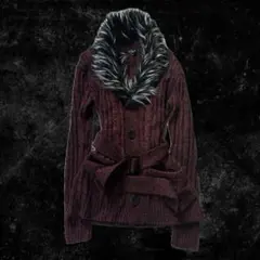 ファーカーディガンニット 平成 お兄系 ギャル y2k 00s archive