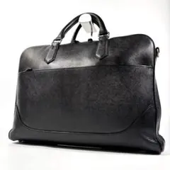 ✨美品✨ペッレモルビダ ビジネスバッグ 2室 A4可 キャピターノ ブラック 黒