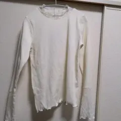 mysa レース襟と袖の長袖トップス M