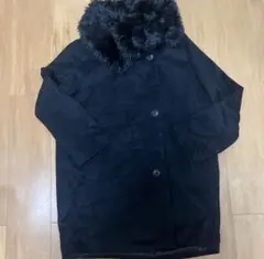 EMODA エモダ ファーコート アウター ブラック コート フェイクファー