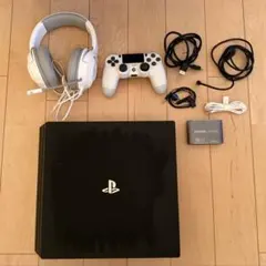PS4 Pro 本体 コントローラー、ヘッドセット付き