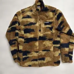 カモフラージュ フリースジャケット Lサイズ