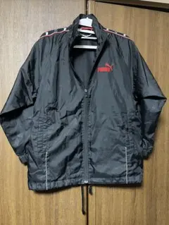 PUMA ブラック ジップアップジャケット