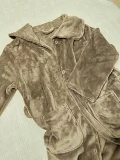 ブラウン 着る毛布