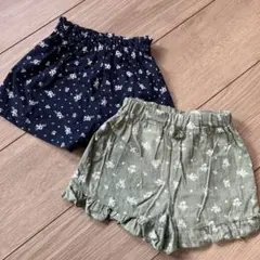 女の子　ショートパンツ　90 セット