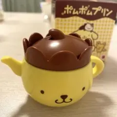 2点セット‼️ ポムポムプリン　ティーポット型小物入れと小物ポーチ