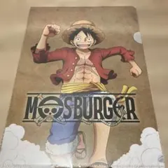 MOS BURGER × ONE PIECE A4クリアファイル