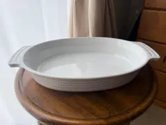【ル・クルーゼ】大判グラタン皿 オーバルプレート ホワイト 35cm 耐熱皿のサムネイル