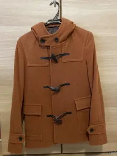 美品 ダッフルコート オレンジ ダウン