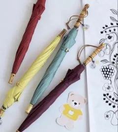 utatane 100%完全遮光日傘 47cmスライドショート長傘 新品wine