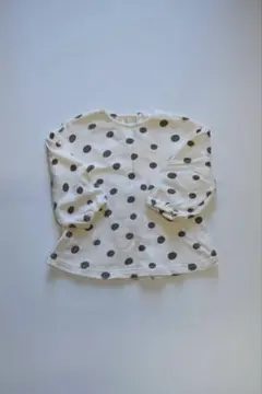 Birthday tete a tete 水玉模様 リボン付き 長袖 トップス