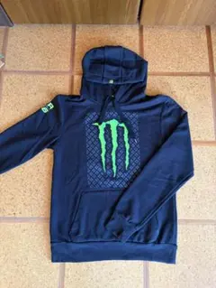 VR46 Monster Energy コラボ パーカー スエット　ブラックのサムネイル